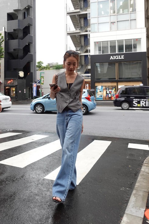 ルーズストレートデニム